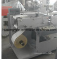 Plain Label Rotary Die Cutting with Turret Rewinder Machine